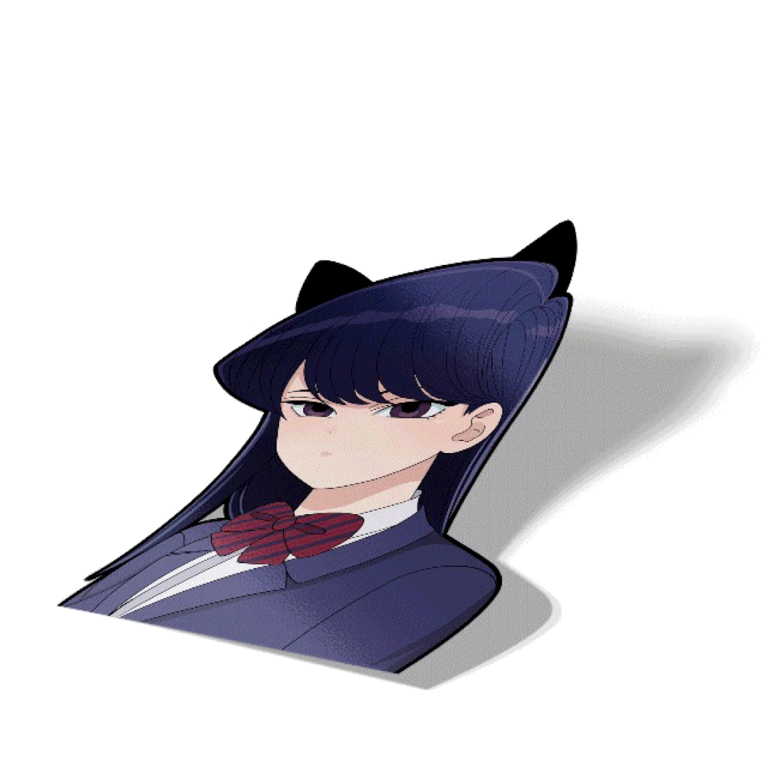 Komi-san Motion Sticker