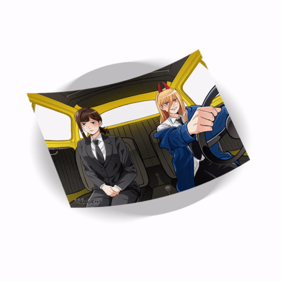 Car Scene Motion Sticker