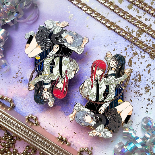 Devil Sisters Pin