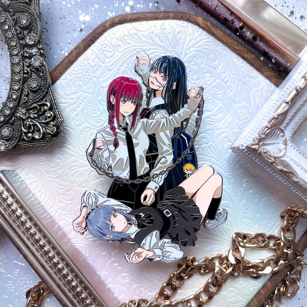 Devil Sisters Pin